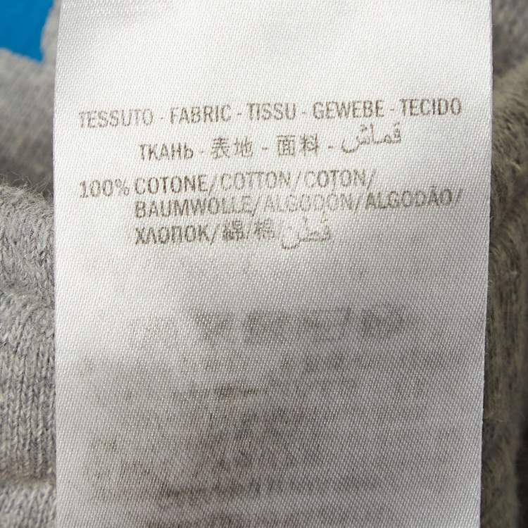 مملوكة مسبقًا Gucci Grey Logo Print Cotton Jogger Pants XXXL