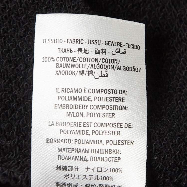 مملوكة مسبقًا Gucci Black Pittsburgh Pirates Patch Cotton Oversized Hoodie XXL