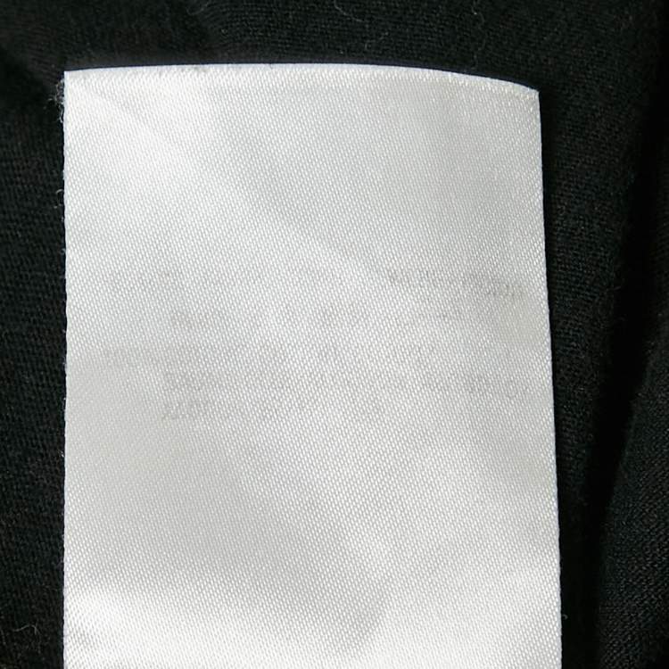 Pre Owned Gucci Black GG Web Print Jersey T-Shirt L