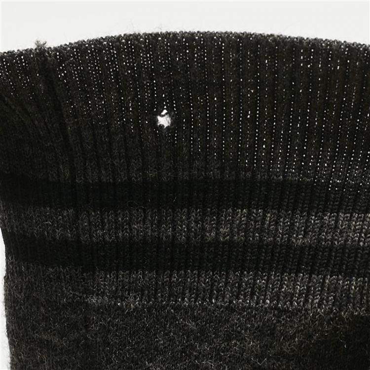 Pre Owned Gucci Charcoal Black Printed Wool Button Front Cardigan M