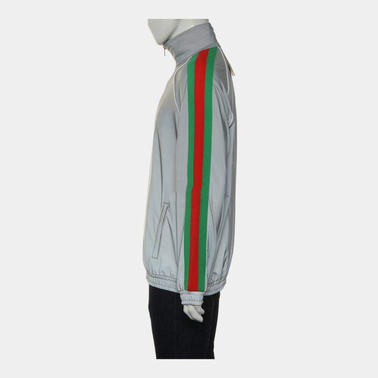 Pre Owned Gucci Grey Zip-Up Jacket L
