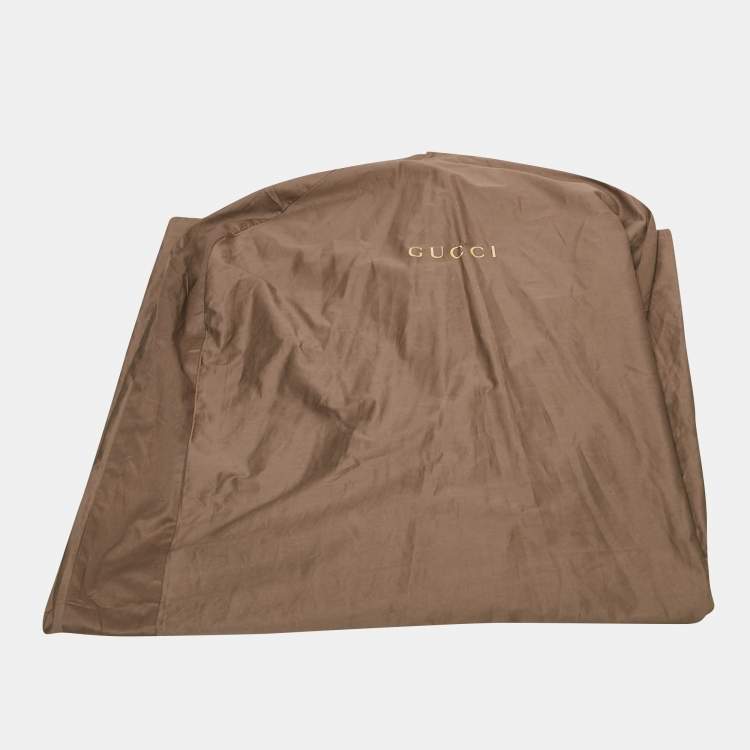 مملوكة مسبقًا Gucci Navy Blue Badge Applique Gabardine Single Breasted Blazer L