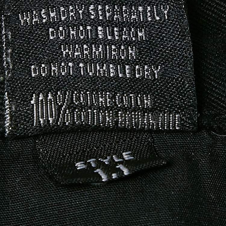 Pre Owned Gucci Vintage Black Denim Jeans M Waist 33"