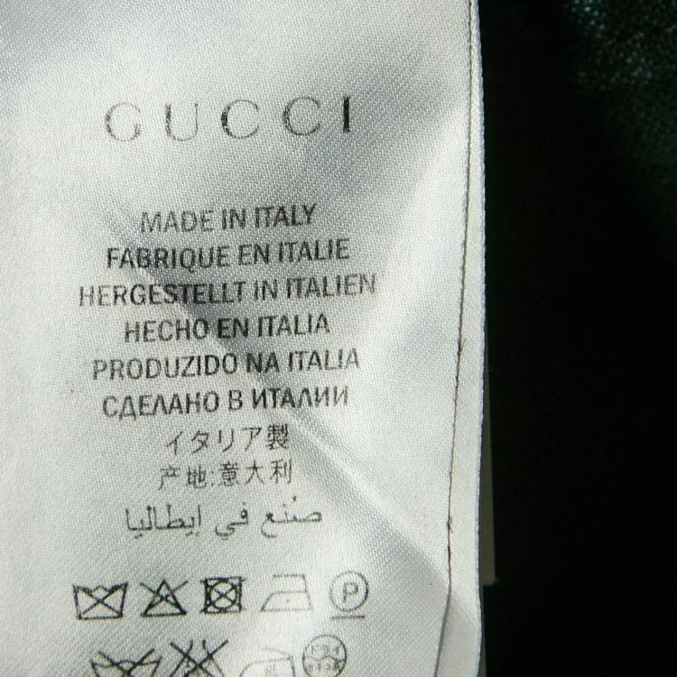 Pre Owned Gucci Dark Grey Washed Denim Regular Fit Denim Jeans L Waist 34"