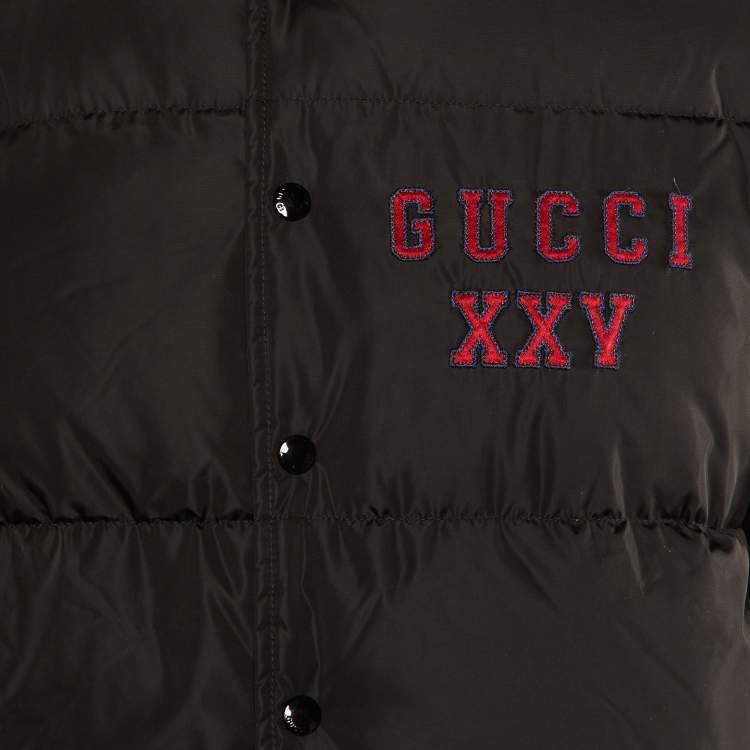 Pre Owned Gucci x MLB Black GG Pirates Stadium Bomber Jacket S