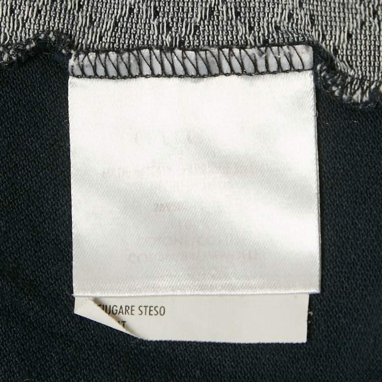 Pre Owned Gucci Multicolor Cotton Collar Web Trim Detail Polo Shirt M