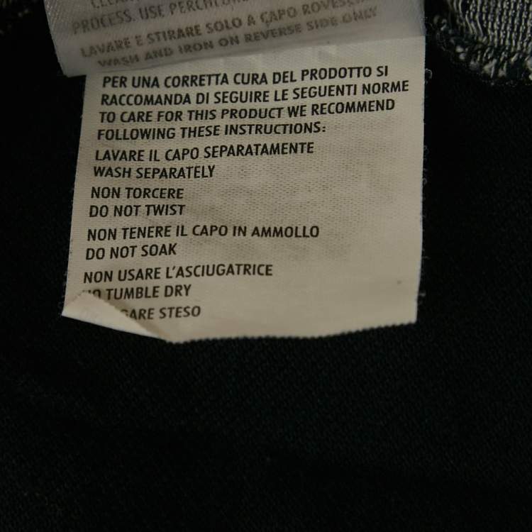 Pre Owned Gucci Multicolor Cotton Collar Web Trim Detail Polo Shirt M