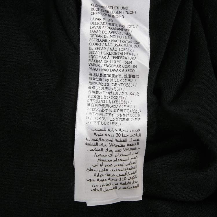 مملوكة مسبقًا Gucci Black GG Logo Print Jersey Short Sleeve T-Shirt S