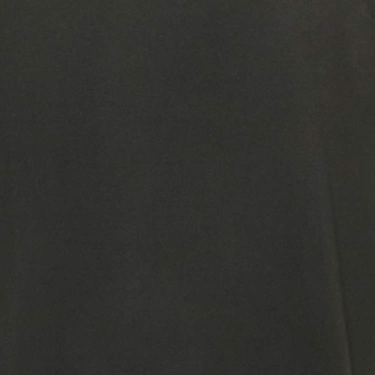 Pre Owned Gucci Black Logo Print Jersey Crewneck T-Shirt L