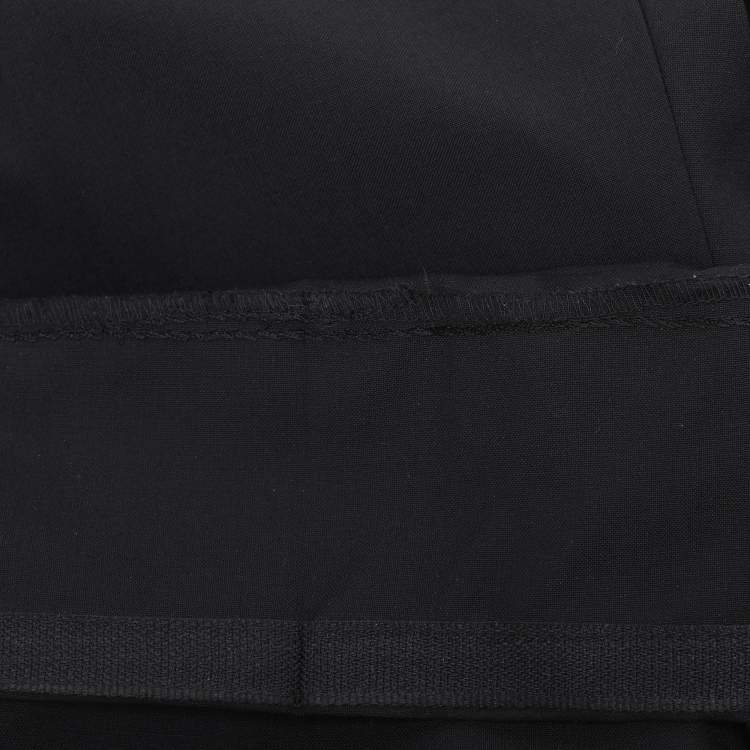 Pre Owned Gucci Black Wool Suit Set L