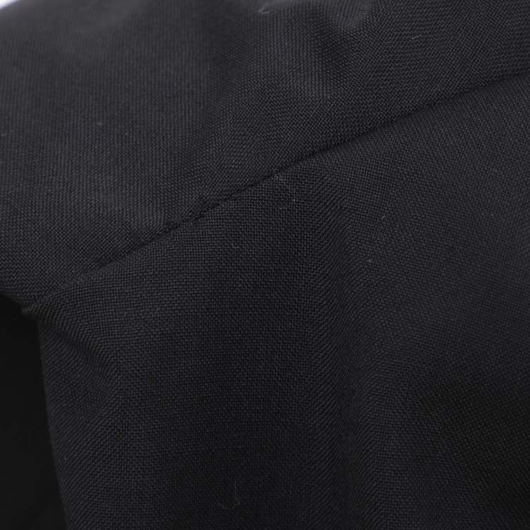 Pre Owned Gucci Black Wool Suit Set L