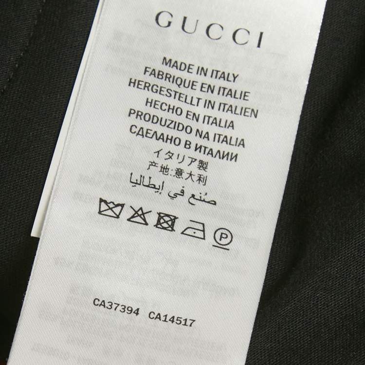 Pre Owned Gucci Black GG and Star Print Cotton Web Trim Shorts XL