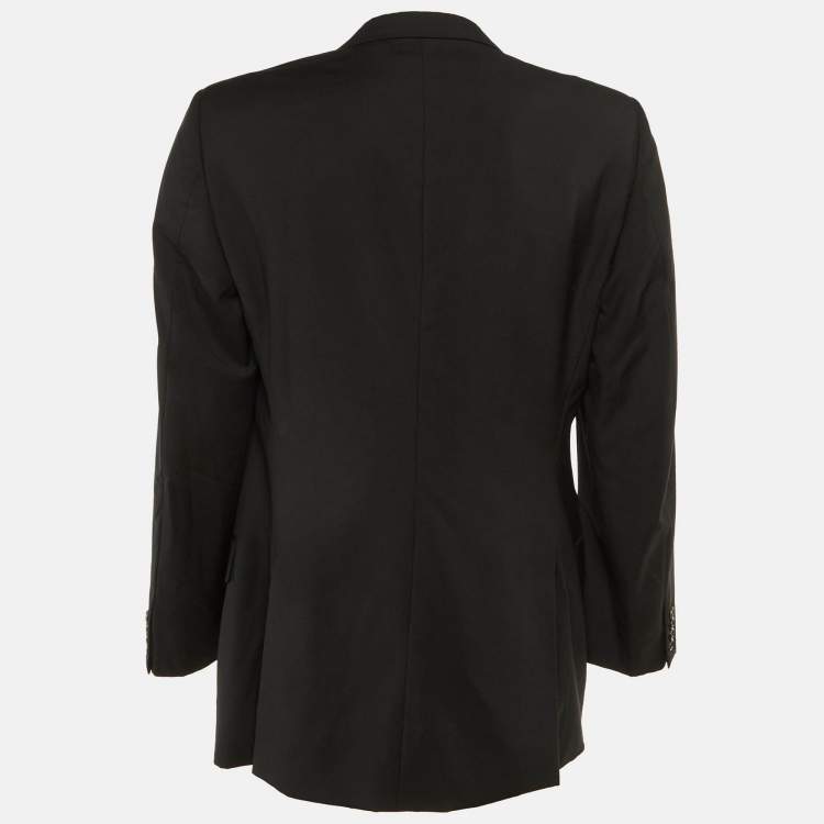 Pre Owned Gucci Black Wool Single Breasted Blazer XXXL
