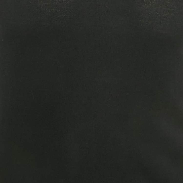 Pre Owned تِي شيرت غوتشي قطن أسود بتفاصيل شريط ويب مقاس صغير