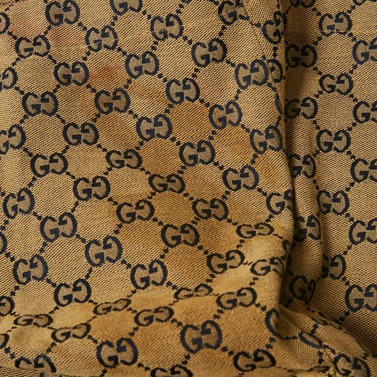 Pre Owned Gucci Beige GG Cotton Jacquard Shorts M