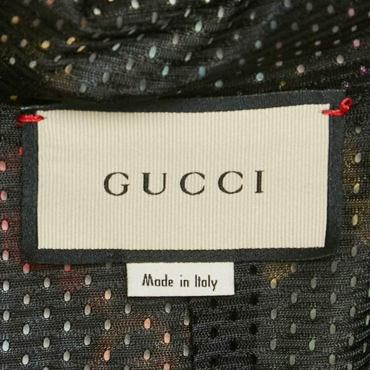 Pre Owned Gucci Multicolor GG Psychedelic Jersey Jacket XL