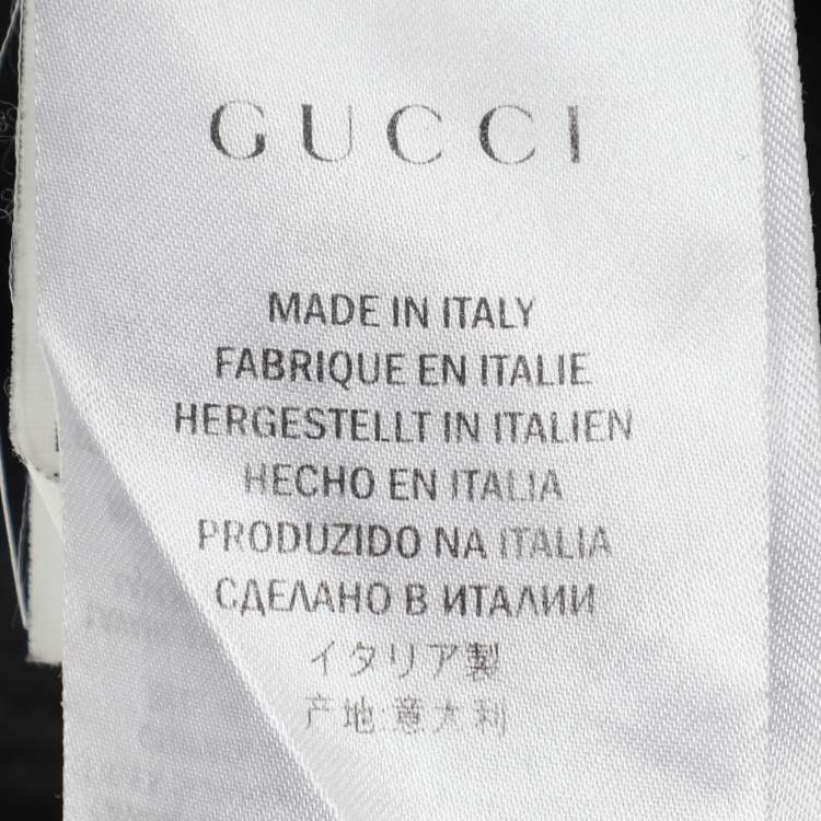 Pre Owned Gucci Black Stretch Denim Regular Fit Jeans S