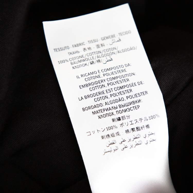 مملوكة مسبقًا Gucci Black Bugs Bunny Embroidered Cotton Zip Up Sweatshirt M