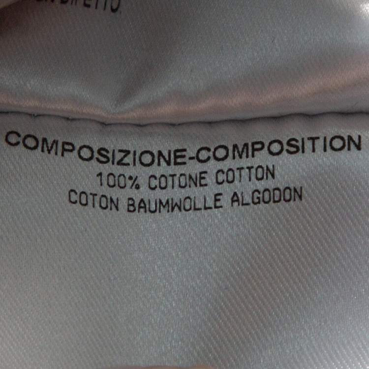 Pre Owned Gucci Blue Light Washed Denim Straight Leg Jeans S