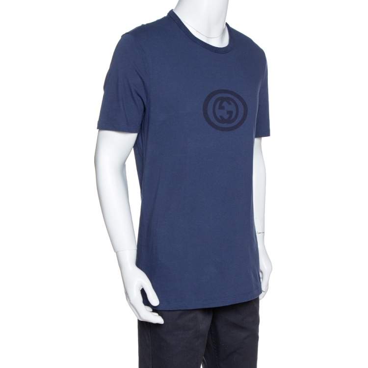 Gucci Adidas X Cotton Jersey T-shirt in Blue for Men