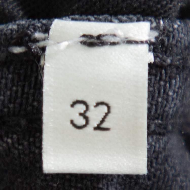 Pre Owned Gucci Black Denim LA Angels Patch Detail Faded Tapered Jeans M