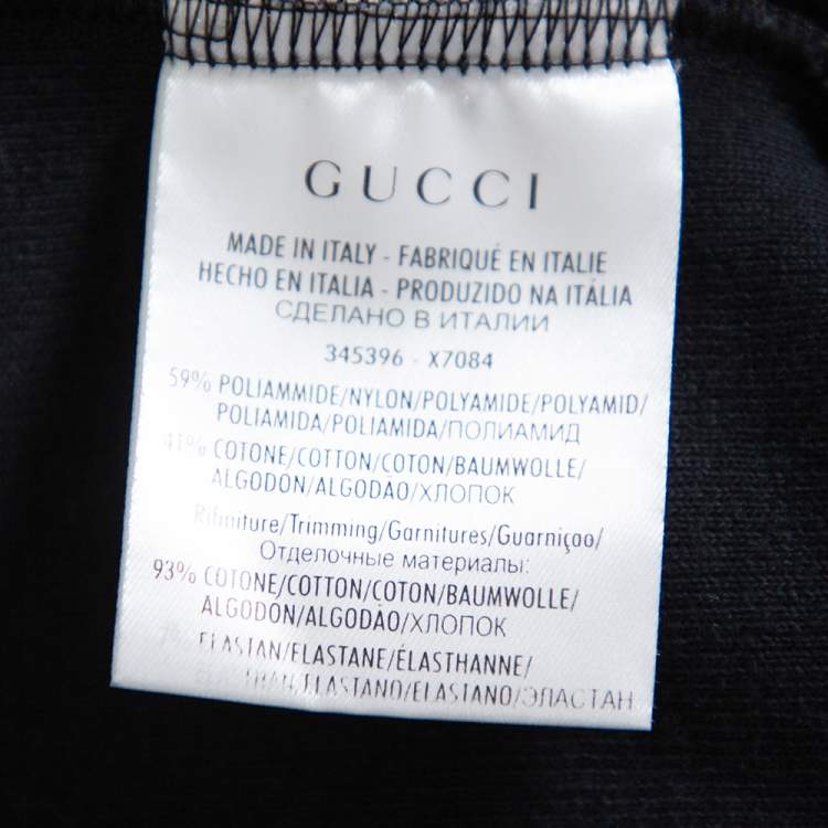 Pre Owned Gucci Equestrian Black Zip Front Jacket XS