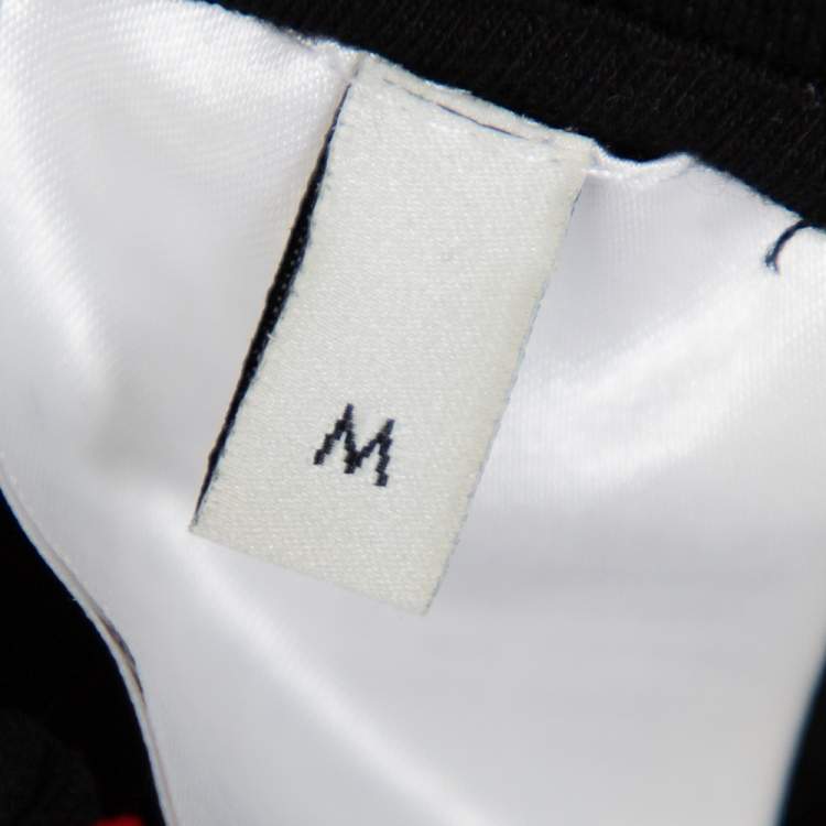 Pre Owned Gucci Black Jersey Web Stripe Detail Sylvie Sweatpants M