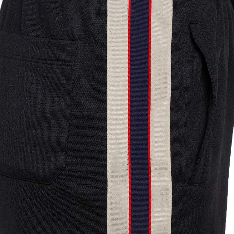 Pre Owned Gucci Black Jersey Side Stripe Detail Technical Joggers S