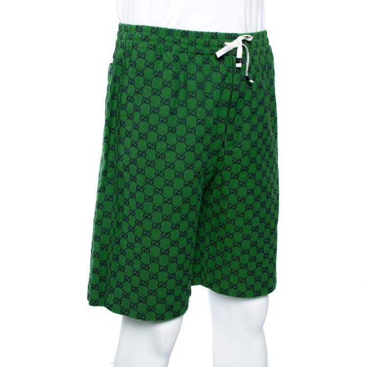 Green Cotton Shorts L Gucci |