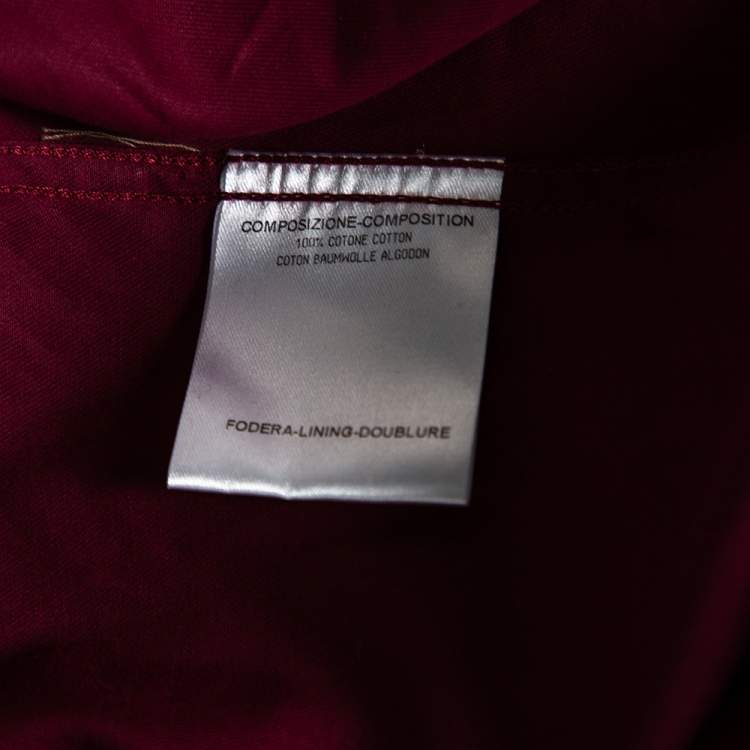 مملوكة مسبقًا Gucci Tricolor Cotton Patch Pocket Skinny Fit Shirt M 