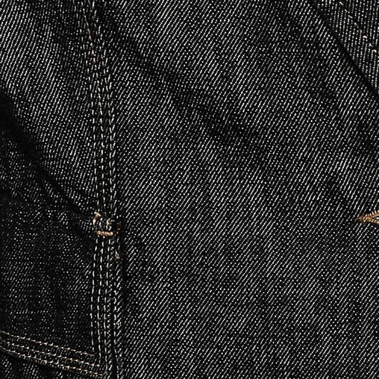 Pre Owned Gucci Vintage Blue Denim Single Breasted Blazer S