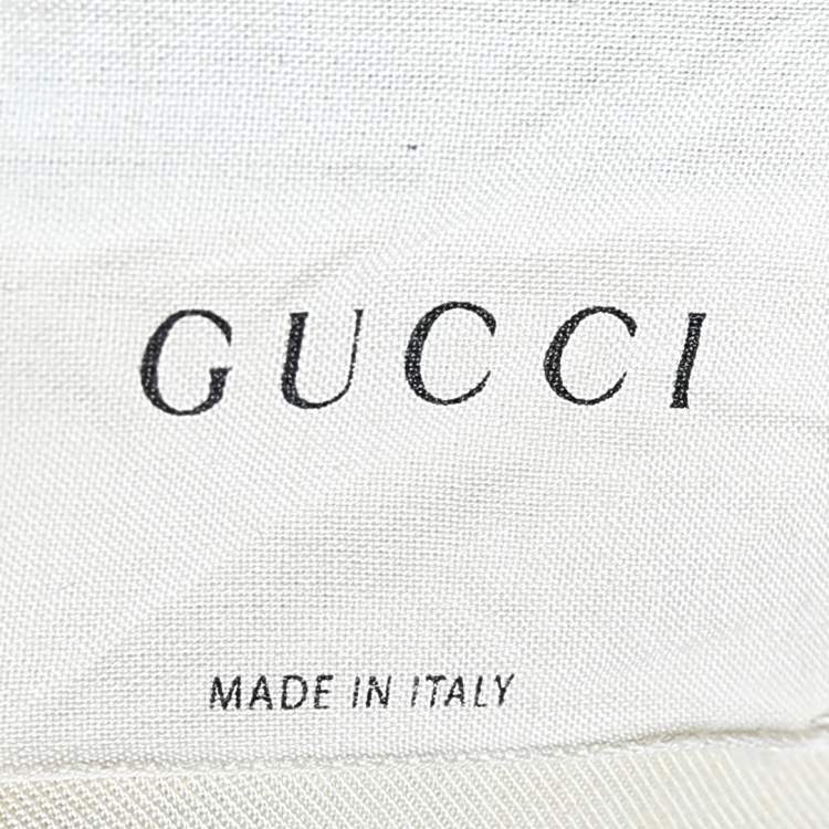 Pre Owned Gucci Blue Denim Straight Leg Jeans L