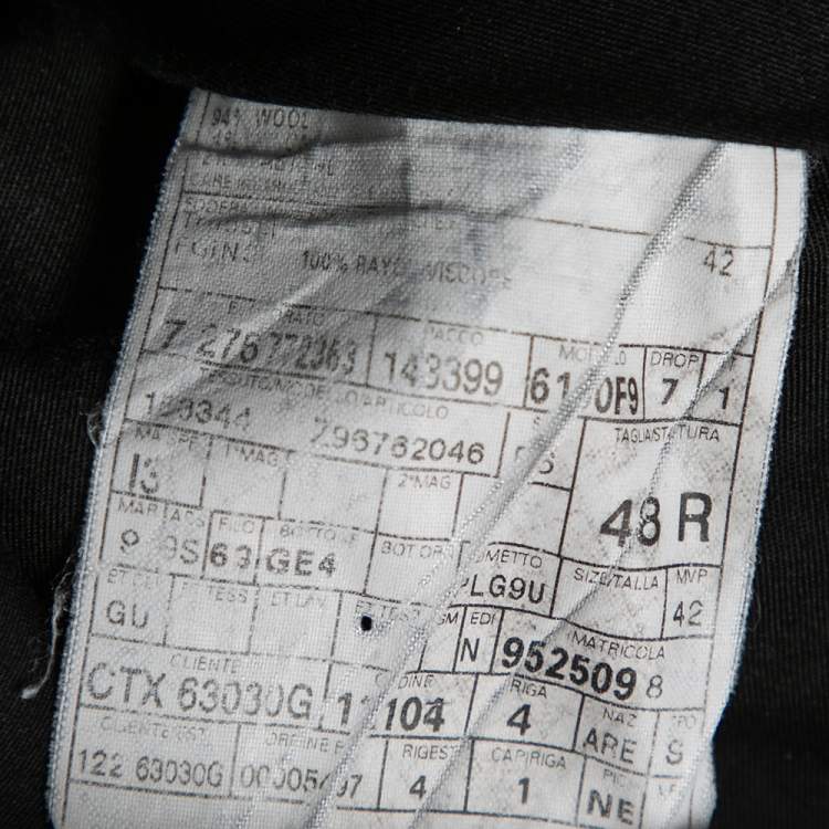 Pre Owned Gucci Brown Wool Suit M