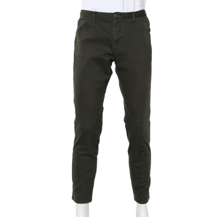 Buy Men Olive Dark Wash Skinny Fit Jeans Online - 750687 | Van Heusen