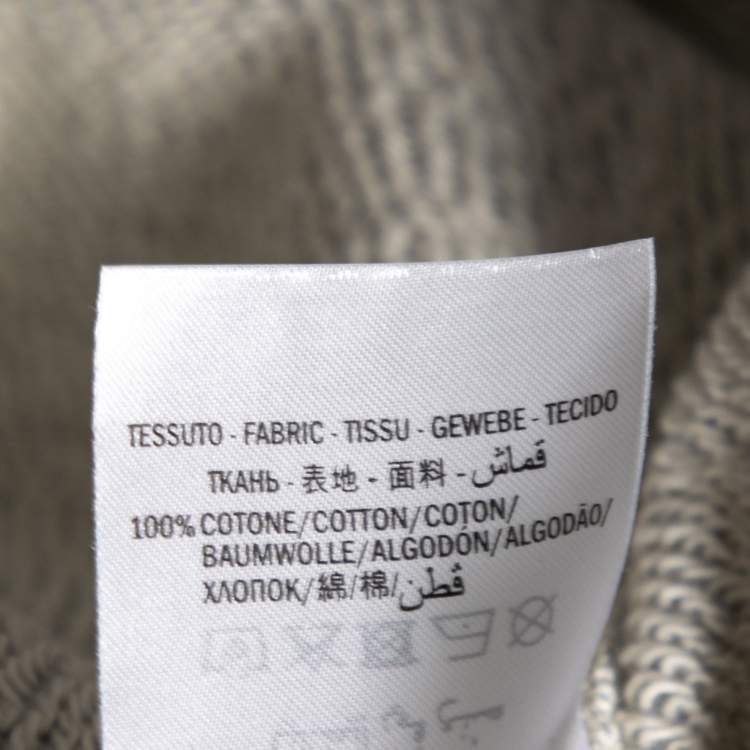 مملوكة مسبقًا Gucci Grey Knit Privilegium Perpetuum Crew Neck Sweatshirt S