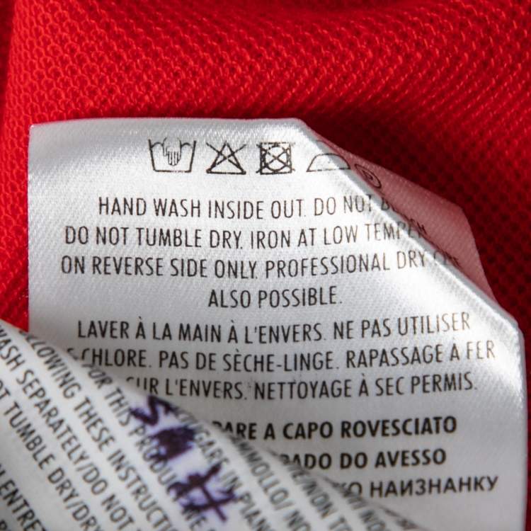 Pre Owned Gucci Tricolor Cotton Polo T-Shirt XXL