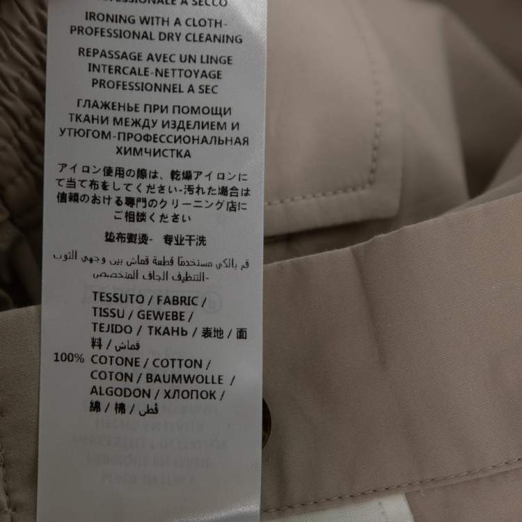 مملوكة مسبقًا Gucci Beige Cotton Elastic Waist Trousers XL Waist 34" 