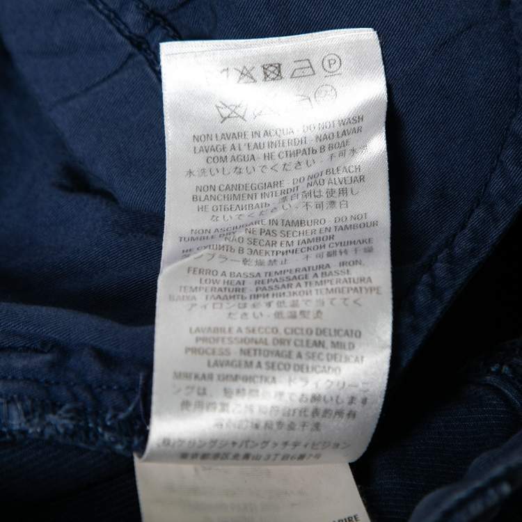 Pre Owned Gucci Blue Denim Skinny Fit Jeans S Waist: 32"