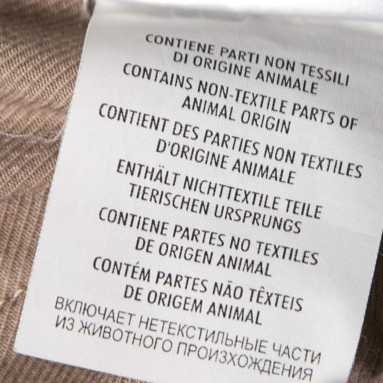 Pre Owned Gucci Beige Denim Riding pants S Waist: 32