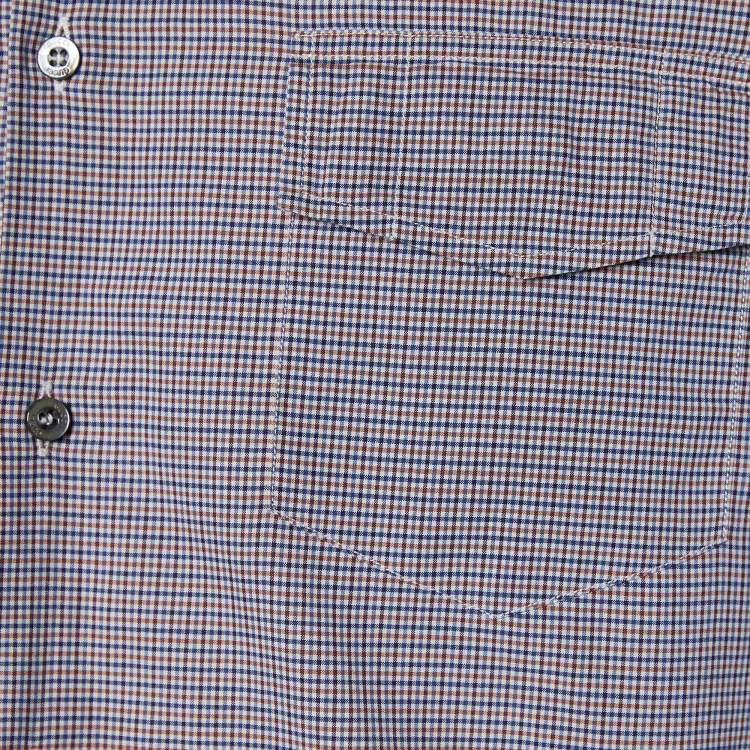 Pre Owned Gucci Multicolor Check Pattern Cotton Duke Fit Shirt XL