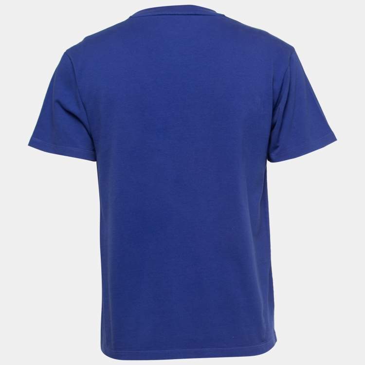 Royal blue discount gucci shirt