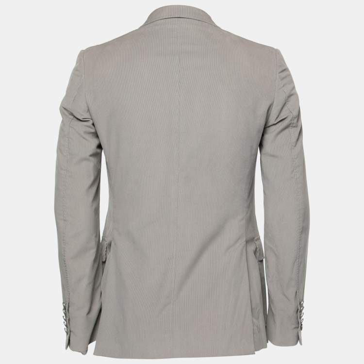 Gucci Grey Curduroy Double Buttoned Blazer S Gucci | TLC