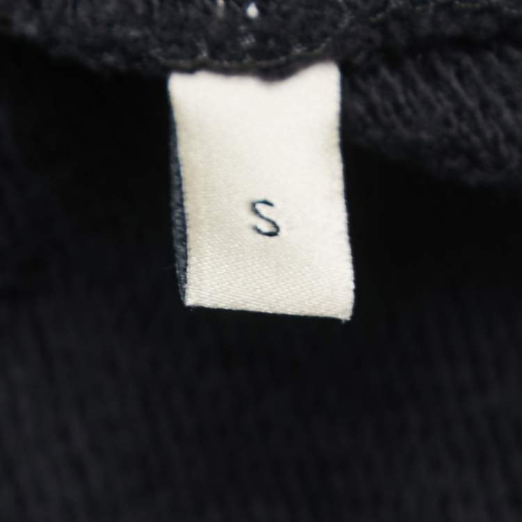 Pre Owned Gucci X North Face Black Printed Cotton Hoodie S