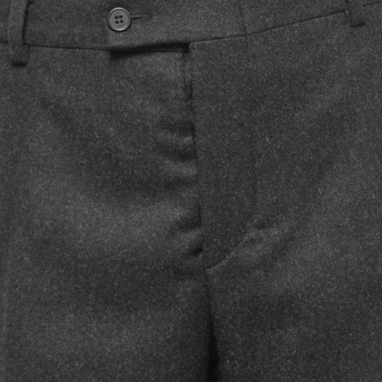 Pre Owned Gucci Grey Wool Trousers XL