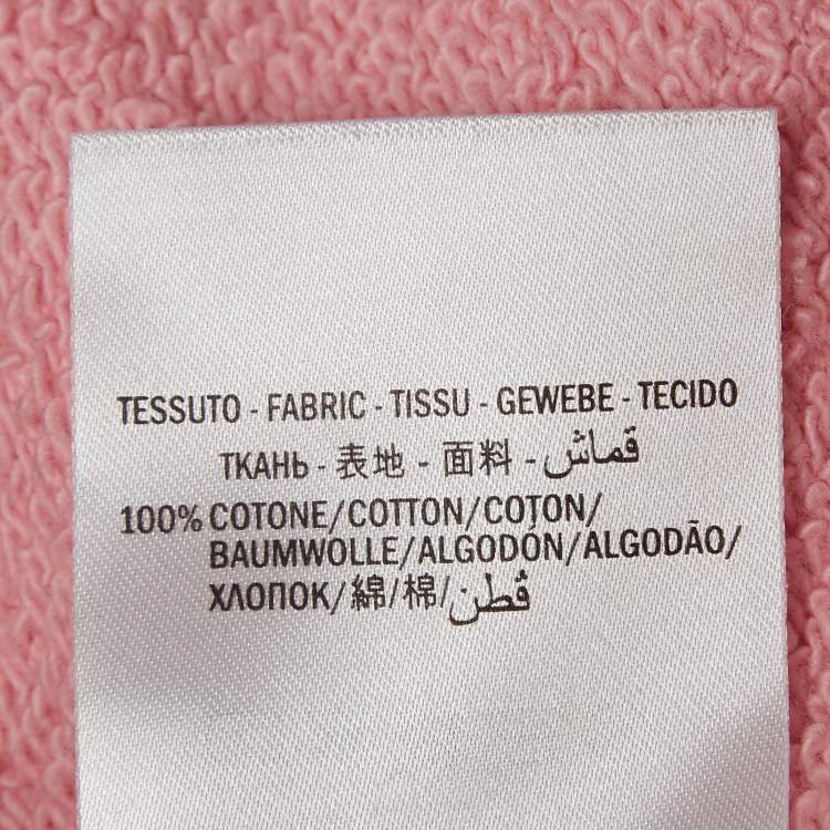 Pre Owned Gucci Garden Pink Eye Print Cotton Crew Neck Sweatshirt XL