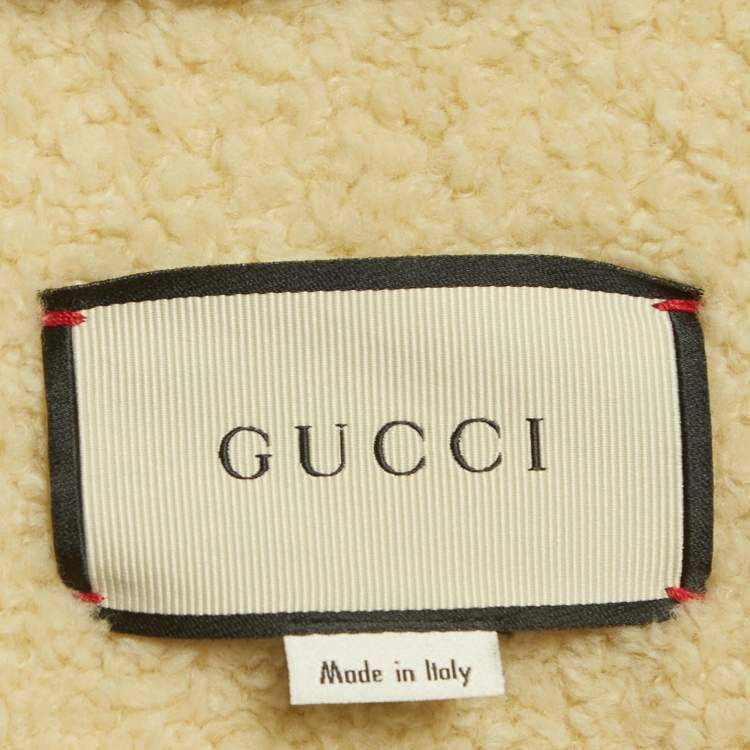 مملوكة مسبقًا Gucci Blue Paramount Pictures Embroidered Denim Jacket S