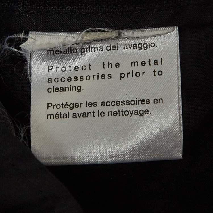 Pre Owned Gucci Grey Wool Drawstring Trousers XL