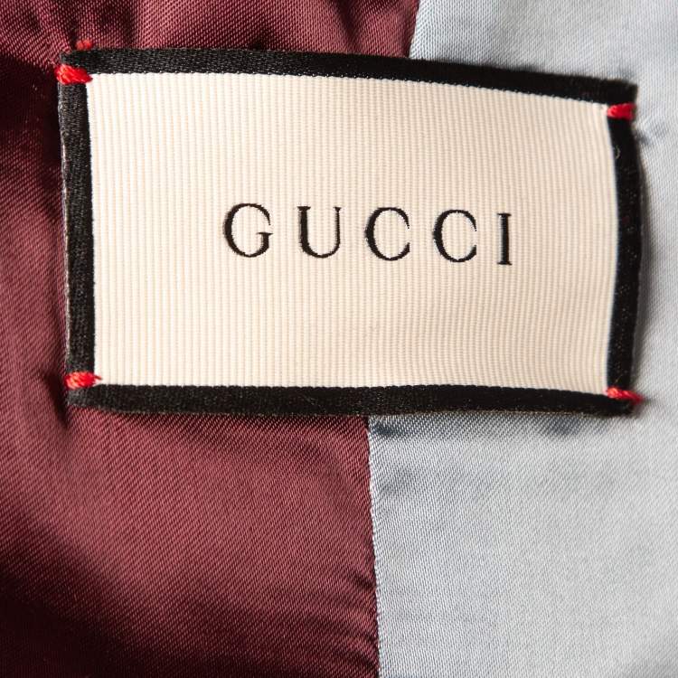 Pre Owned Gucci Black Single Breasted Suit XS