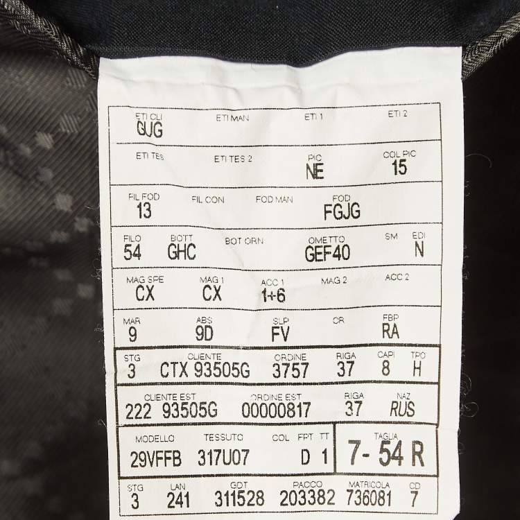 مملوكة مسبقًا Gucci Purple Wool Blend Single Breasted Blazer XXL