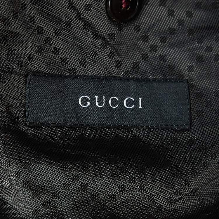 مملوكة مسبقًا Gucci Purple Wool Blend Single Breasted Blazer XXL